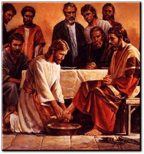 le lavement des pieds dans la bible